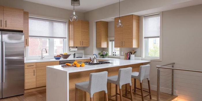 Boston Globe - Cambridge condo blends contemporary and traditional