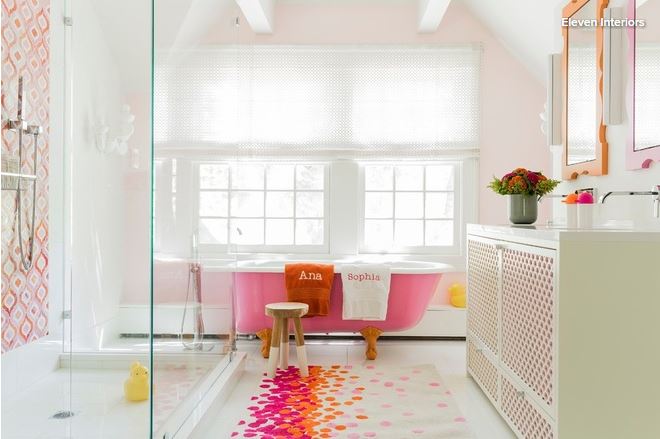 Featured on Houzz - 8 Color Combinations to Boost Your Bathroom