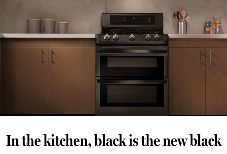 Boston Globe - In The Kitchen, Black is the New Black